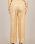 VICOLO - TAB1900 - PANTALONE GAMBA DRITTA CON PINCES DESERTO