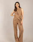 VICOLO - TAB1728 - GILET TABACCO