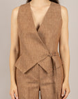 VICOLO - TAB1728 - GILET TABACCO