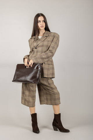 TENSIONE IN - W25P733 - BERMUDA CHECK CON PINCES