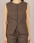 VICOLO - TAB1582 - GILET MORO