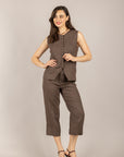 VICOLO - TAB1595 - PANTALONE MORO