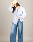 TENSIONE IN - PE260046 - CAMICIA CON NODO CELESTE