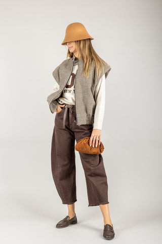 TENSIONE IN - W25J463 - GILET CON LAMPO E COULISSE