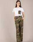 TENSIONE IN - 26M5228 - T-SHIRT TASCA CAMOUFLAGE BIANCO