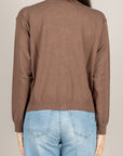 VICOLO - 4AB4009 - CARDIGAN CON ROMBI MORO AZZURRO GIALLO