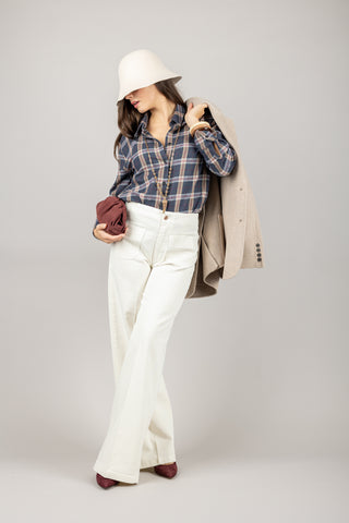 TENSIONE IN - 26C1315 - CAMICIA CHECK IN FLANELLA