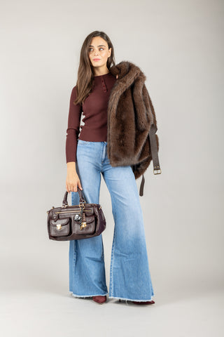 VICOLO - DF5195 - JEANS A ZAMPA SIDNEY
