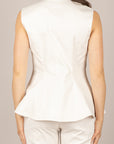 TENSIONE IN - 26D4937 - GILET SFIANCATO VANIGLIA