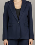 TENSIONE IN - 26B4001 - GIACCA PUNTO MILANO BLU