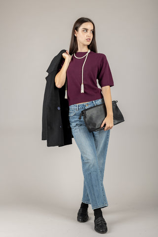 BLOOM - JEANS BETTA-INDIGO CROP