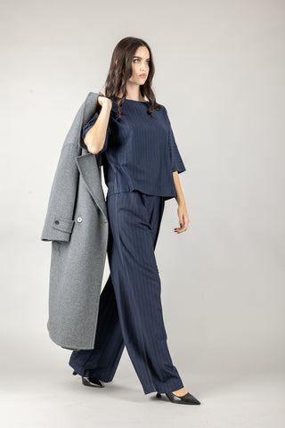 MM MaxMara - 2526946047600 - BLUSA GESSATA IN PUNTO MILANO KAYA