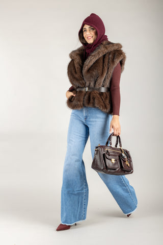 VICOLO - TF0711 - GILET ECOPELLICCIA