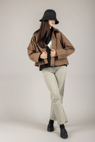 DIXIE - V981Y008A - TRENCH CORTO CON CAPPUCCIO