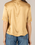 TENSIONE IN - 26222V39-PE26 - T-SHIRT SERAFINO IN SATIN DESERTO
