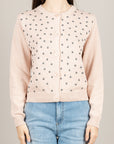VICOLO - 7AB7039 - CARDIGAN CON BORCHIE ROSA