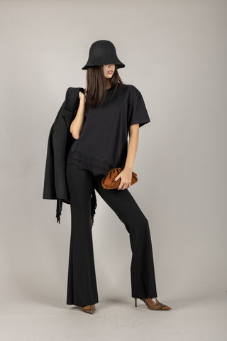 VICOLO - TF0444 - PANTALONE A ZAMPA