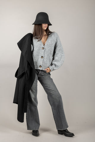 HAVEONE - JIT-P020 - CARDIGAN OVER TRE BOTTONI