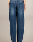 Jeans carrot Bloom Victoria - 99% cotone + 1% elastan blu