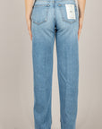 VICOLO - DAB5267 - JEANS ALEX GAMBA DRITTA CELESTE