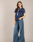 EMUNA' - ZC82008 - T-SHIRT BLU