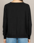 VICOLO - 2AB2111 - MAGLIA GIROCOLLO NERA