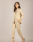 DIXIE - PDZ2UEH - PANTALONE CROP A SIGARETTA CRETA