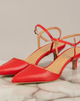 OVYE' - AT264 - SLINGBACK CON CINTURINO ROSSO