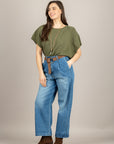 DIXIE - P773A155 - JEANS CON PINCES E CINTA