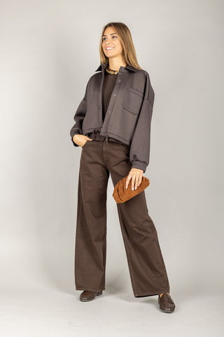 VICOLO - TF0802 - GIACCA BOMBER NEOPRENE