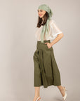TENSIONE IN - 26P5030 - PANTAGONNA IN COTONE MILITARE