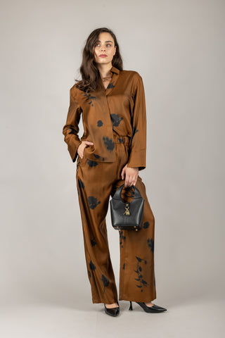 MM MaxMara - 2526136037 - PANTALONE IN SETA FANTASIA FLOREALE HELGA