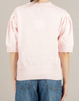 TENSIONE IN - P6HMJ24A414 - MAGLIA CON MANICHE A SBUFFO POWDER PINK