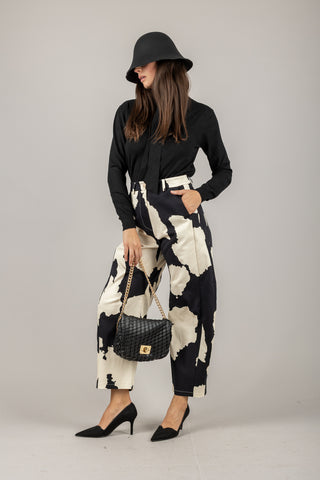 IMPERIAL - P5T5KON - PANTALONE ANIMALIER BARREL