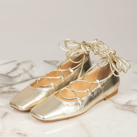 DIVINE FOLLIE - MARINA 2340/B4 - BALLERINA ALLACCIATURA ALLA SCHIAVA