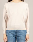 TENSIONE IN - 16059 - MAGLIA GIROCOLLO ROSA TENUE