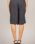 TENSIONE IN - 26P4728 - BERMUDA IN MISTO CUPRO NERO