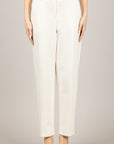 TENSIONE IN - 26P4005 - PANTALONE CARROT PUNTO MILANO PANNA
