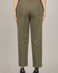 TENSIONE IN - 26P4074 - PANTALONE MILITARE GESSATO A SIGARETTA