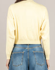 VICOLO - 2AB2130 - MAGLIA GIALLO PAGLIERINO