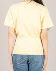 VICOLO - 2AB2024 - MAGLIA MEZZA MANICA CON COULISSE GIALLINO
