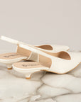 DIVINE FOLLIE - 52P301 - SLINGBACK LACCATA AVORIO
