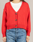 VICOLO - 5AB5015 - CARDIGAN ROSSO