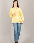 VICOLO - 5AB5010 - MAGLIA OVER GIALLINO