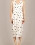 DIXIE - AMCR1RV - ABITO SCOLLO MARYLIN POIS LATTE