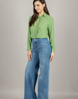 TENSIONE IN - CJ12722 - JEANS GAMBA DRITTA CON TASCHINI