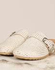OVYE' - AM4188CAM - SABOT SCAMOSCIATO CON STRASS BEIGE