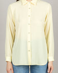 EMUNA' - MELISSA - CAMICIA BASIC GIALLINO