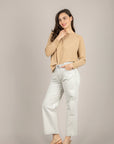 BLOOM - BETTA-PE-GREY - JEANS CROP GRIGIO
