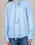 IMPERIAL - C9990170V - CAMICIA COREANA CON FUSCIACCA CERULEO